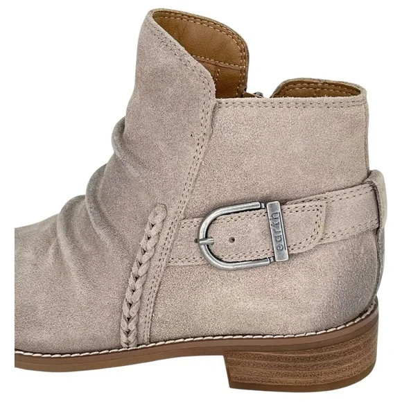 Earth Naira Taupe Leather Womens Ankle Boots Size 6M - Picture 7 of 13